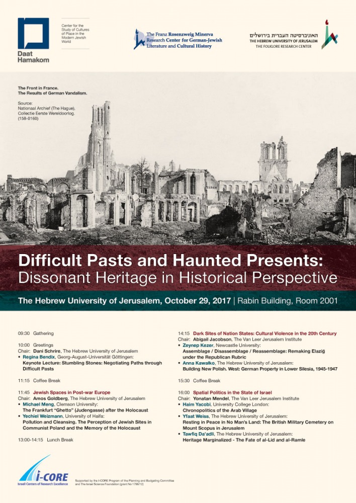 Difficult Pasts and Haunted Presents